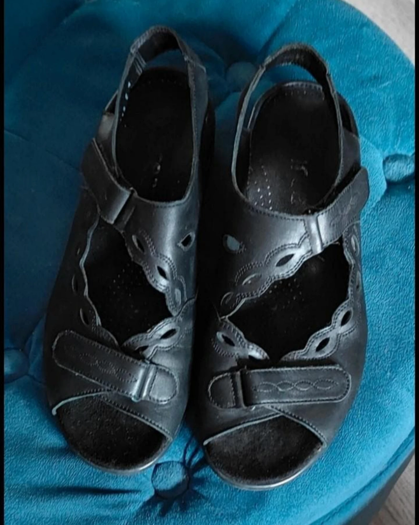 Beautiful black sandals Durea size 37 – photo 4